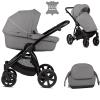 Baby B Noordi Fjordi Leather 2in1 Pram Sleet