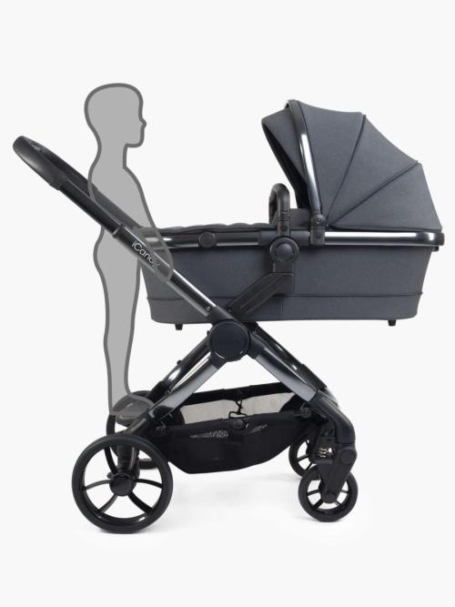 iCandy Peach 7 Pushchair & Carrycot Complete Bundle - Dark Grey