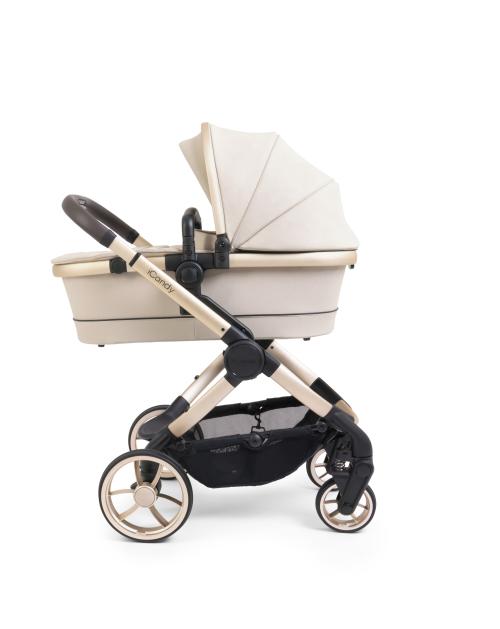 iCandy Peach 7 Pushchair and Carrycot - Complete Car Seat Bundle- Biscotti