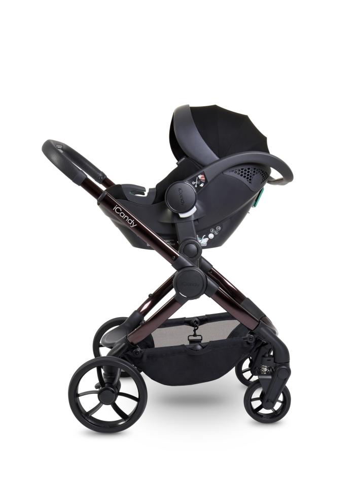 iCandy Peach 7 Pushchair and Carrycot - Complete Car Seat Bundle- Coco