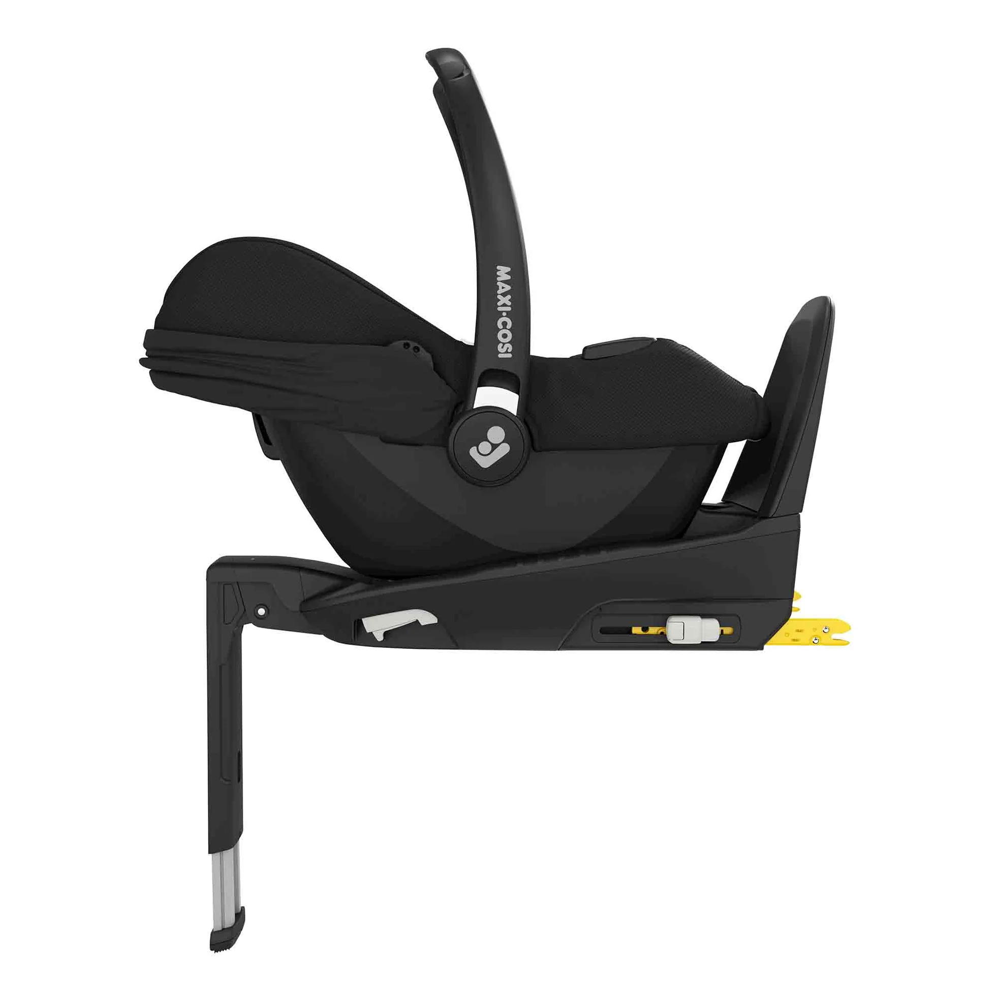 Ickle Bubba Stomp Luxe with Maxi-Cosi Cabriofix i-Size Car Seat & Isofix Base- Charcoal Grey