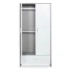 ickle bubba Pembrey Wardrobe, Ash Grey & White