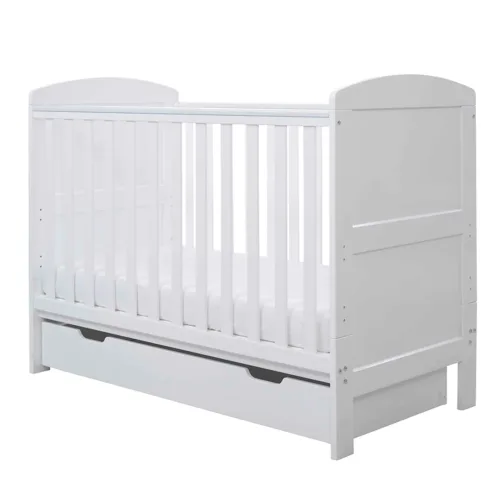 ickle Bubba COLEBY MINI COT BED AND UNDER DRAWER