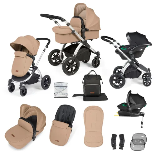 Ickle Bubba Stomp Luxe All in One Isize Travel System -Desert