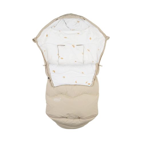 Voksi Explorer Footmuff - Seashell Sand - Wings