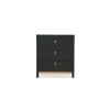 CuddleCo Rafi 3 Piece Nursery Furniture Set - Oak & Black 10