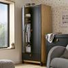 CuddleCo Rafi 3 Piece Nursery Furniture Set - Oak & Black 7