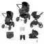 ickle bubba Cosmo All In One i-Size Travel System & Isofix Base Graphite Grey