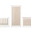 Cuddle co Ada 3 Piece Nursery Furniture Set - White & Ash 10