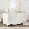 CuddleCo Clara 2 Piece Nursery Furniture Set - White & Ash 3
