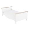 CuddleCo Clara 3 Piece Nursery Furniture Set - White & Ash 14