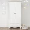 CuddleCo Clara 3 Piece Nursery Furniture Set - White & Ash 8