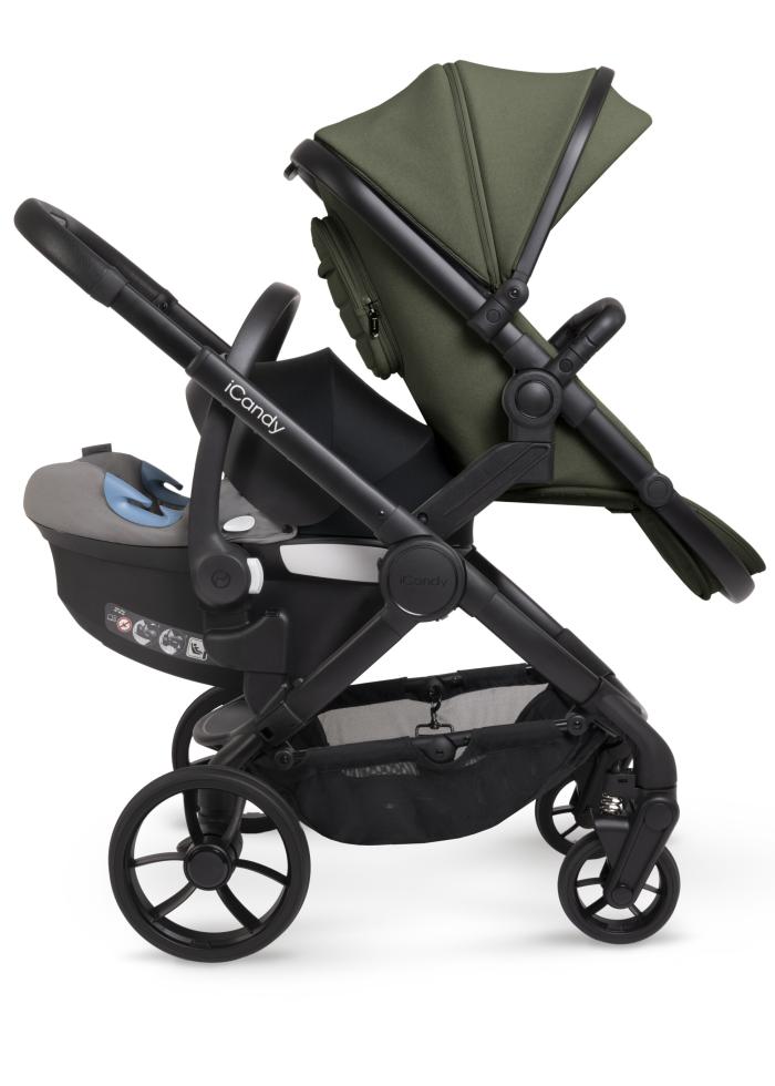 iCandy Peach 7 Double Pram & Pushchair Ivy