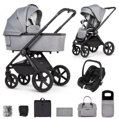 Venicci Upline Travel System Classic Grey with Maxi Cosi Cabriofix