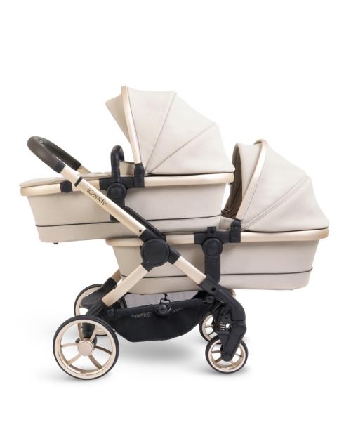 iCandy Peach 7 Twin Pram Pushchair Biscotti