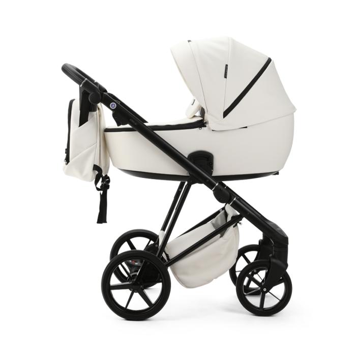 Mee-Go Milano Evo 3-in-1 Plus Base Travel System - Pearl White
