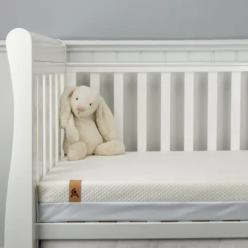 CuddleCo Lullaby Hypo-Allergenic Bamboo Foam Cot Bed Mattress 140 x 70cm