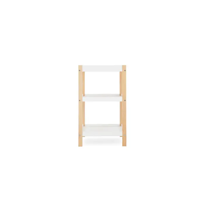 CuddleCo Nola 3 Piece Nursery Furniture Set - White & Natural