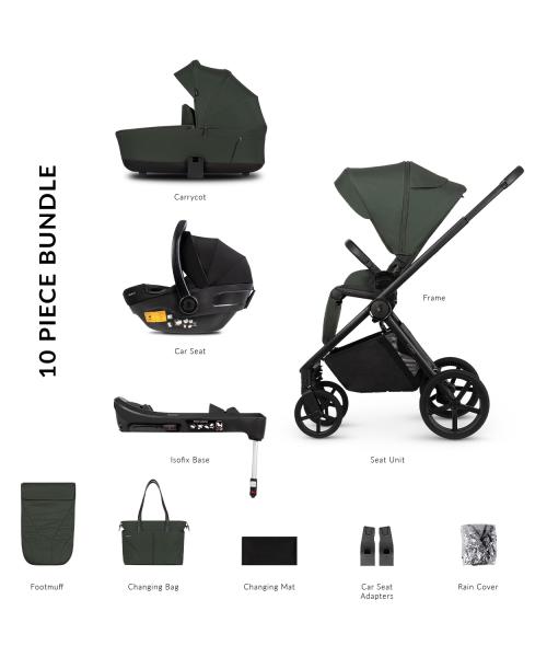 Venicci Claro Forest 3 in 1 + Base Travel System Bundle