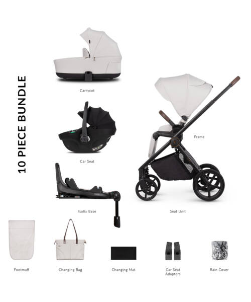 Venicci Claro Vanilla 3 in 1 + Base Travel System