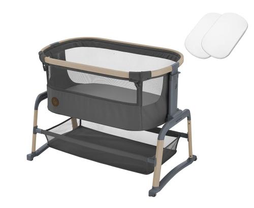 Maxi Cosi Iora Air Co-Sleeper With Sheets Beyond Graphite