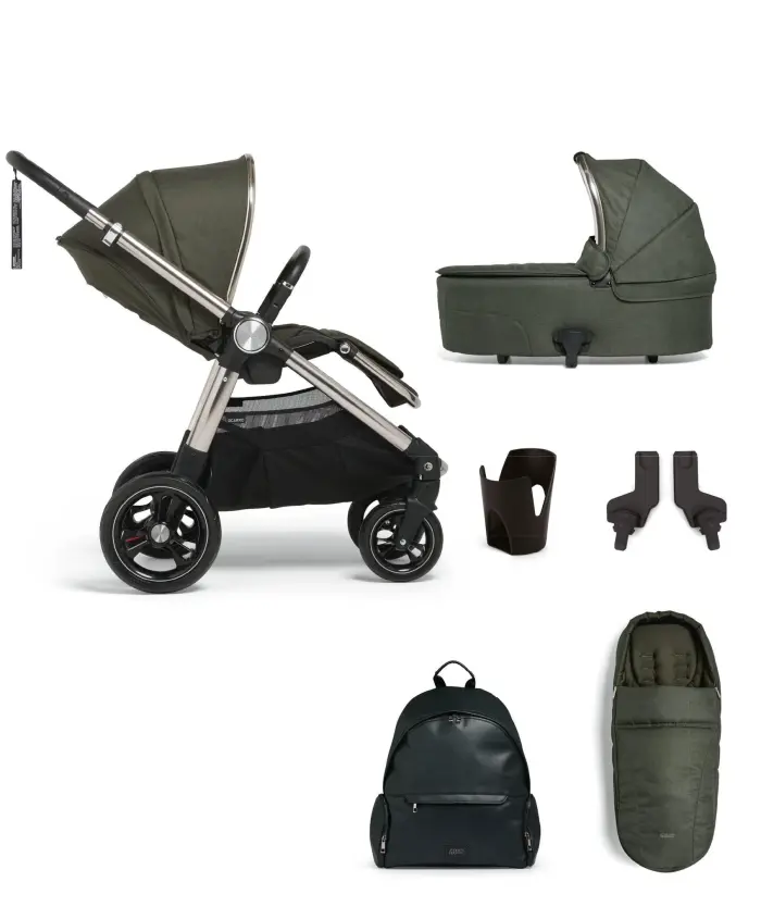 Mamas & Papas Ocarro Pushchair Essential Bundle - Hunter Green