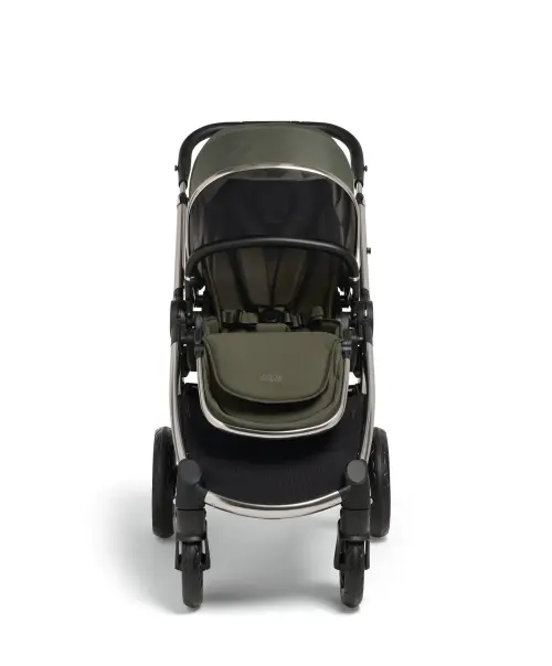 Mamas & Papas Ocarro Pushchair Essential Bundle with Carrycot & Cybex Cloud T i-Size - Hunter Green