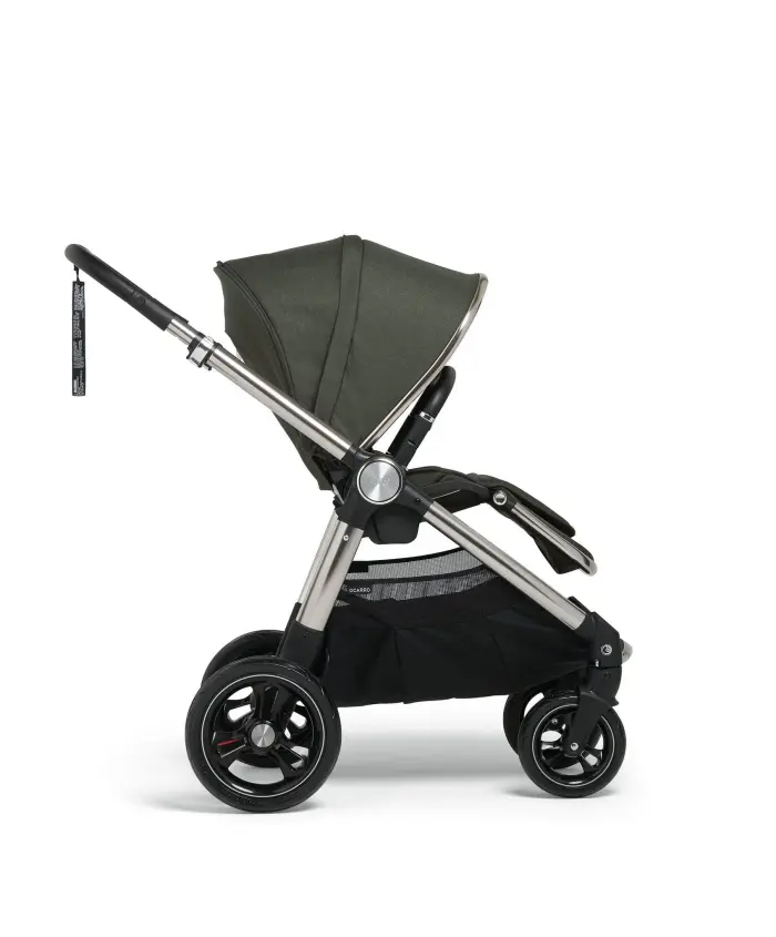 Mamas & Papas Ocarro Pushchair Essential Bundle with Carrycot & Cybex Cloud T i-Size - Hunter Green