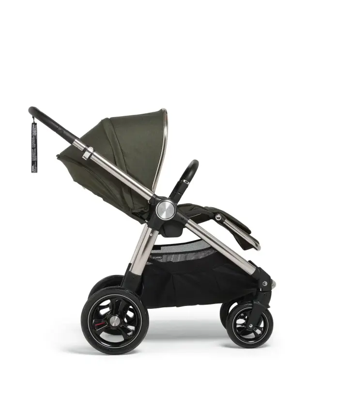 Mamas & Papas Ocarro Pushchair Essential Bundle with Carrycot & Cybex Cloud T i-Size - Hunter Green