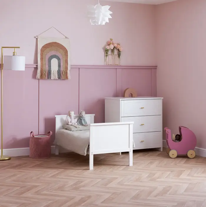 Obaby Evie Mini 3 Piece Room Set – White