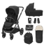 Maxi Cosi Oxford 7 Piece Essential Bundle- Twillic Black