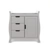 Obaby Stamford Classic Sleigh 3 Piece Room Set - Warm Grey