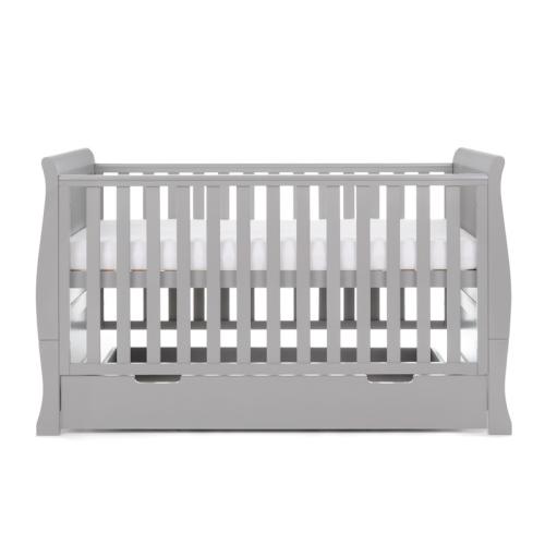 Obaby Stamford Classic Sleigh 3 Piece Room Set - Warm Grey