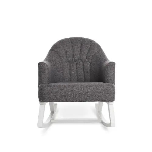 Obaby Round Back Rocking Chair - Dark Grey