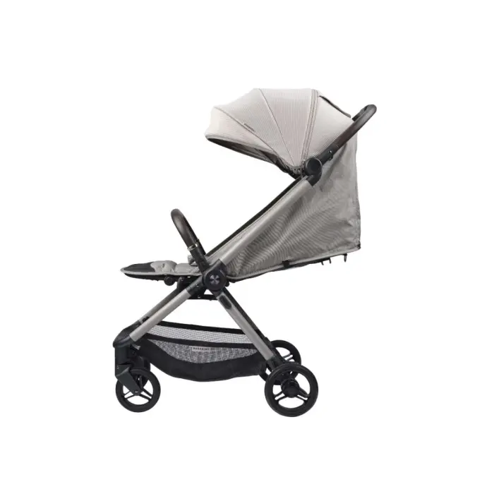 Bababing Ori Auto Fold Compact Stroller Bundle - Almond