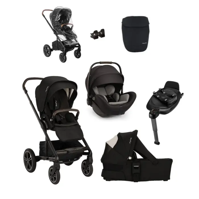 Nuna MIXX NEXT Generation ARRA Flex Bundle - Caviar