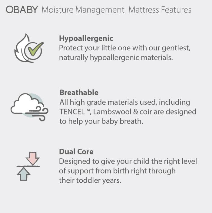 babyb obaby moisture mattress