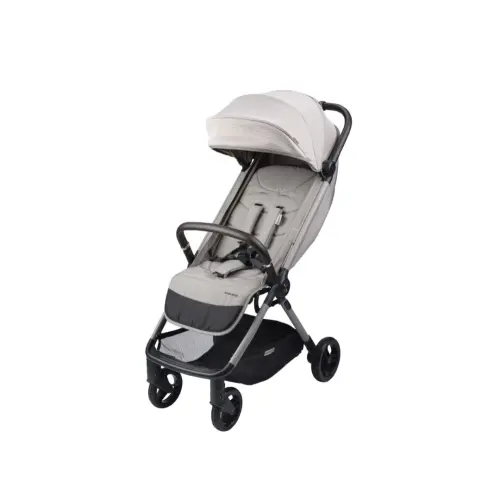 Bababing Ori Auto Fold Compact Stroller Bundle - Almond