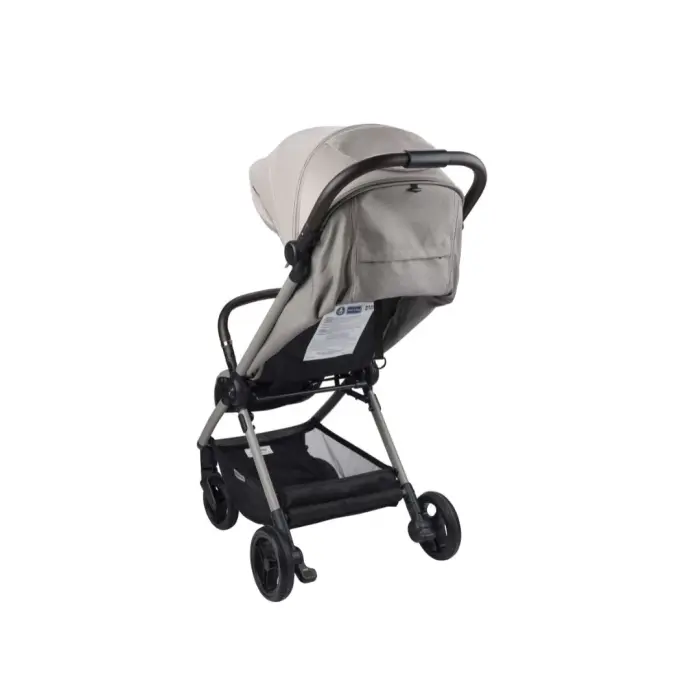 Bababing Ori Auto Fold Compact Stroller Bundle - Almond