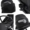 Bababing Ori Auto Fold Compact Stroller Bundle - Black