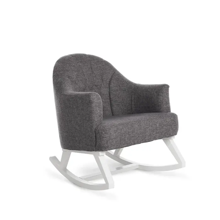 Obaby Round Back Rocking Chair - Dark Grey