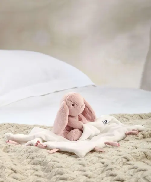 Mamas & Papas Pink Bunny Comforter