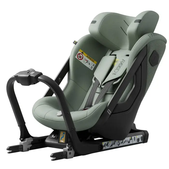 Axkid ONE+ 3 Car Seat in Nordic Bloom Green 2