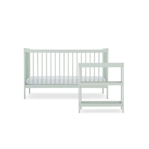 CuddleCo Nola 2 Piece Nursery Furniture Set - Sage Green 1