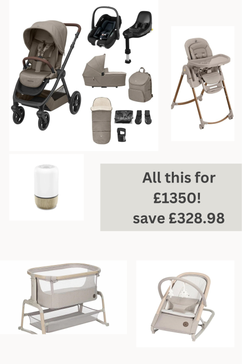 Maxi Cosi Travel System Home Bundle