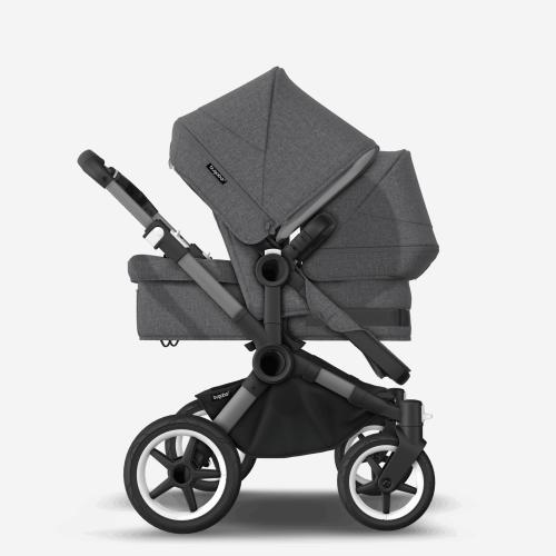 Bugaboo Donkey 5 Duo Complete Pushchair - Grey Melange