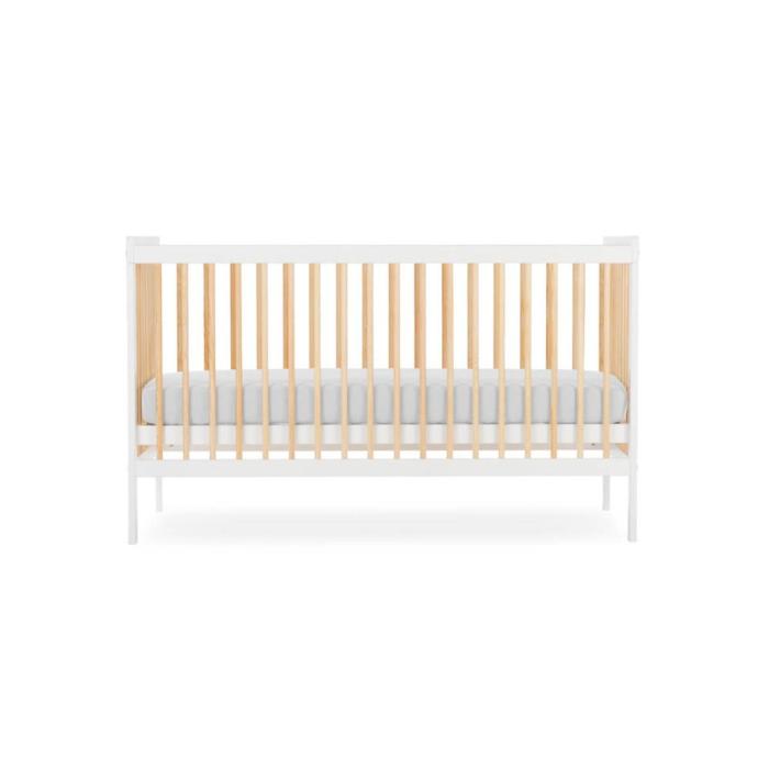 CuddleCo Nola 2 Piece Nursery Furniture Set - White & Natural 13