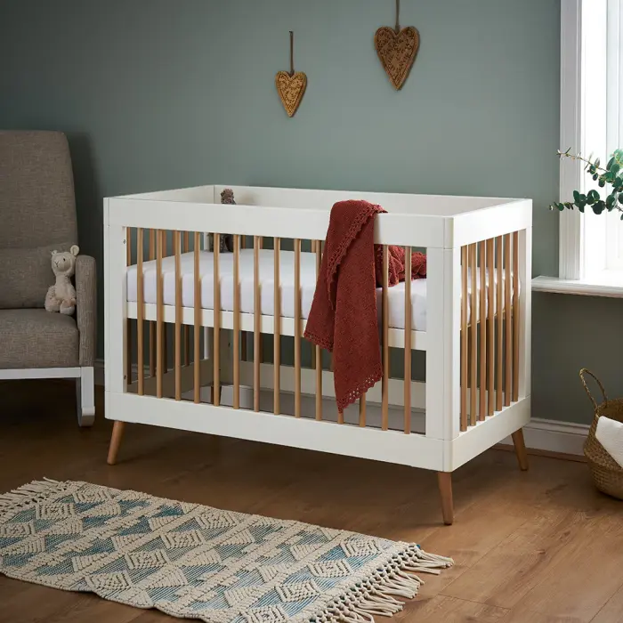 Obaby Maya Mini 3 Piece Room Set - White With Natural