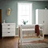 Obaby Maya Mini 3 Piece Room Set - White With Natural