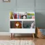 Obaby Maya Bookcase/Toy Storage - White With Natural